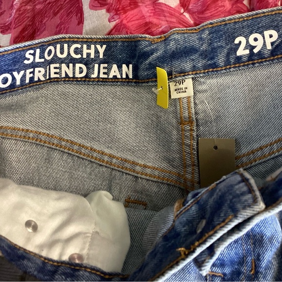 J. Crew Light Blue Distressed Slouchy Boyfriend Jeans 29P - Picture 7 of 9